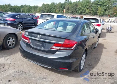 2013 Honda Civic Lx z USA, uszkodzony, nr VIN 2HGFB2F59DH587837